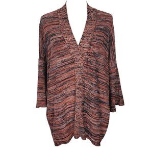 J. Jill Pure Jill Sz Large Petite Sweater Space Dyed Oversized Cotton Mature EUC